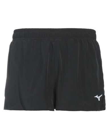 Mizuno Man Shorts & Bermuda Shorts Black Size Xxl Polyester, Elastane