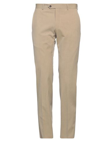 Tombolini Man Pants Sand Size 40 Wool, Cotton In Beige