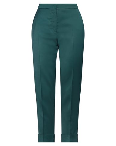 PT TORINO PT TORINO WOMAN PANTS DEEP JADE SIZE 6 VISCOSE, VIRGIN WOOL, ELASTANE