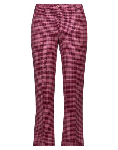 Pt Torino Woman Pants Fuchsia Size 2 Virgin Wool In Pink