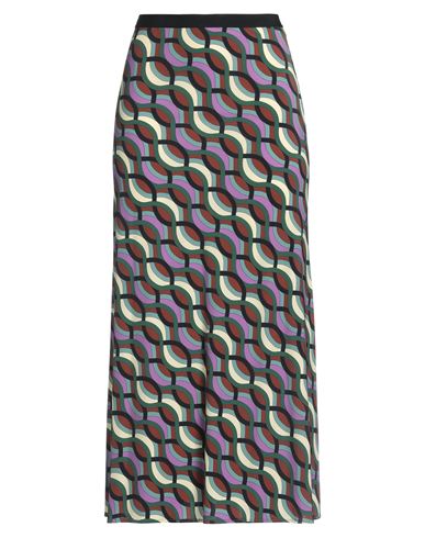Siyu Woman Maxi Skirt Green Size 2 Polyamide, Elastane