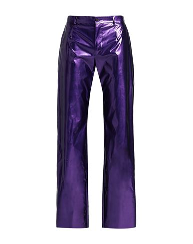 Dolce & Gabbana Man Pants Purple Size 40 Polyamide, Elastane