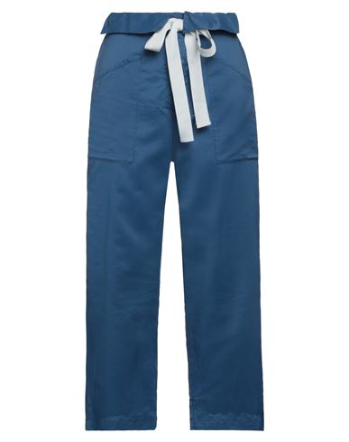 Alessia Santi Woman Pants Slate Blue Size 6 Polyamide, Silk