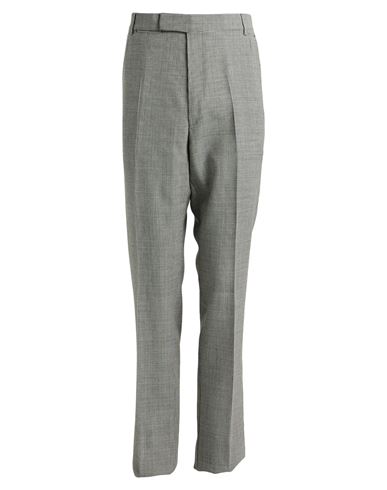 Dunhill Man Pants Black Size 40 Cotton, Mohair Wool, Wool In Grey