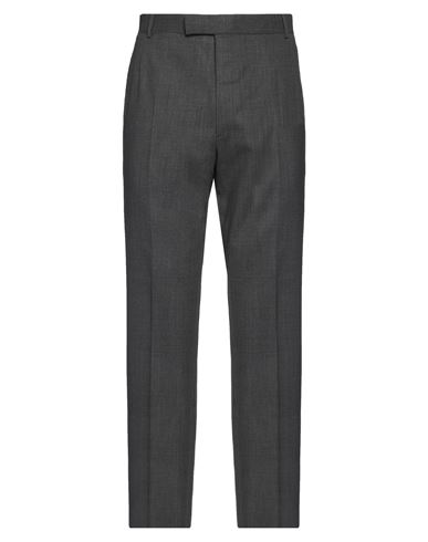 Shop Dunhill Man Pants Steel Grey Size 36 Wool
