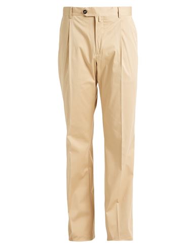 Dunhill Links Man Pants Sand Size 34 Cotton, Elastane In Beige