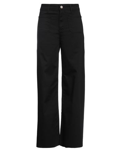 Liu •jo Woman Pants Black Size 25 Cotton, Polyester, Elastane