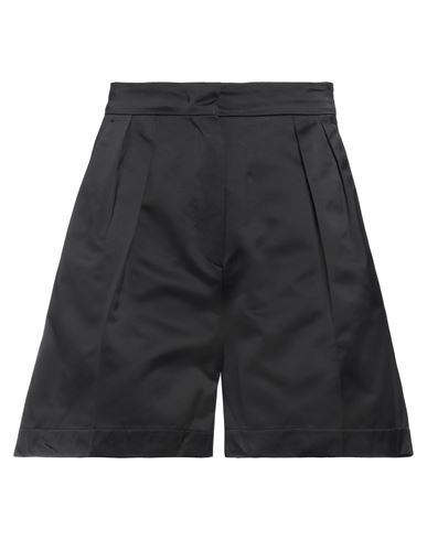 Max Mara Woman Shorts & Bermuda Shorts Black Size 10 Polyamide