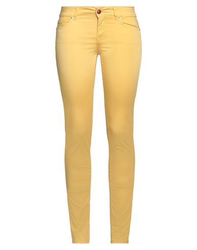 Roy Rogers Roÿ Roger's Woman Pants Yellow Size 27 Cotton, Elastane
