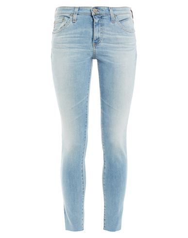 Ag Jeans Woman Jeans Blue Size 23 Cotton, Polyurethane