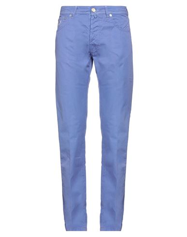 Jacob Cohёn Man Pants Pastel Blue Size 36 Cotton