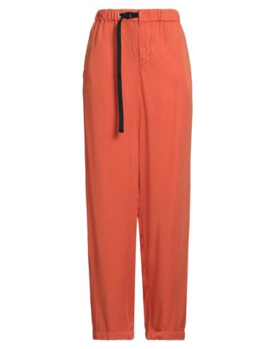 White Sand Woman Pants Orange Size 8 Lyocell In Orange