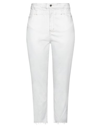 Liu •jo Woman Jeans White Size 25 Cotton, Elastane