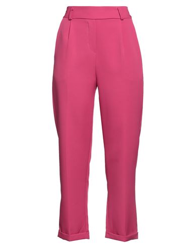 Future Alive Woman Pants Fuchsia Size M Polyester, Elastane In Pink