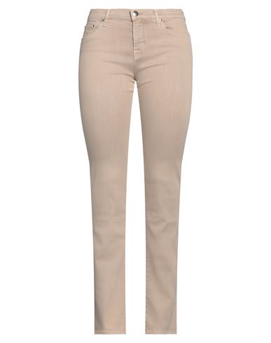 Jacob Cohёn Woman Jeans Sand Size 27 Lyocell, Cotton, Polyester, Elastane In Beige