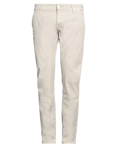 Jacob Cohёn Man Pants Light Grey Size 35 Cotton, Elastane In Beige