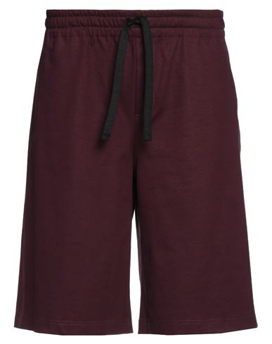 Dolce & Gabbana Man Shorts & Bermuda Shorts Burgundy Size 38 Cotton In Red