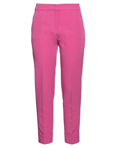 Gattinoni Woman Pants Fuchsia Size 12 Polyester, Elastane In Pink