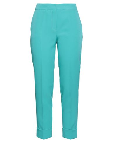 Gattinoni Woman Pants Turquoise Size 4 Polyester, Elastane In Blue