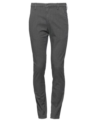 Shop Dondup Man Pants Lead Size 29 Lyocell, Cotton, Elastane In Grey