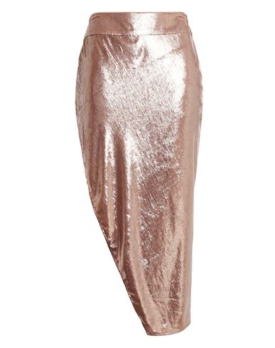 Shop Michelle Mason Woman Midi Skirt Pastel Pink Size 4 Polyester