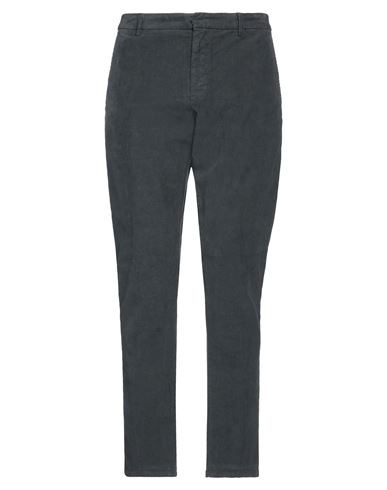 Dondup Man Pants Lead Size 33 Cotton, Elastane In Grey