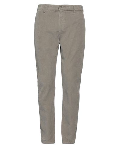Dondup Man Pants Military Green Size 35 Cotton, Elastane In Green