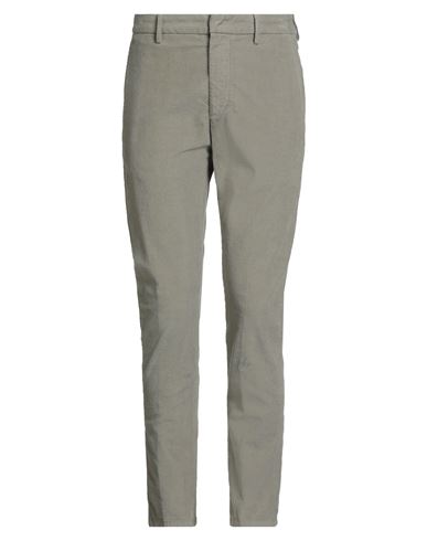 Dondup Man Pants Sage Green Size 30 Cotton, Elastane In Green