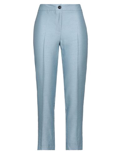 Emme By Marella Woman Pants Sky Blue Size 6 Viscose, Polyester, Polyamide