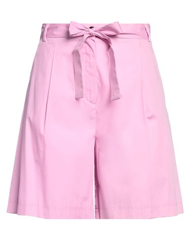 Emme By Marella Woman Shorts & Bermuda Shorts Pink Size 12 Cotton
