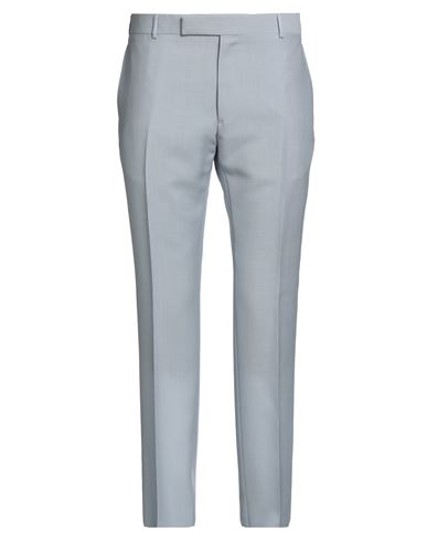 DUNHILL DUNHILL MAN PANTS SKY BLUE SIZE 42 MOHAIR WOOL, WOOL