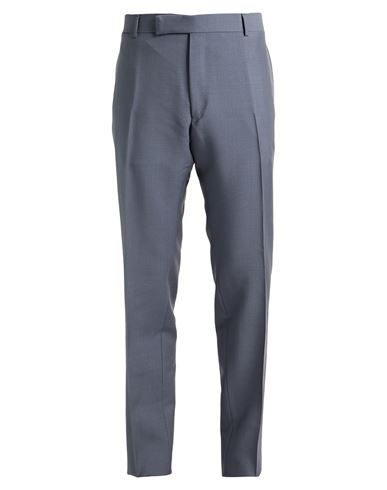 Dunhill Man Pants Lead Size 40 Mohair Wool, Wool In Grey