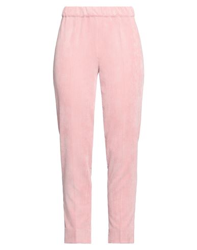 D-exterior D. Exterior Woman Pants Pink Size 8 Polyester, Polyamide, Elastane