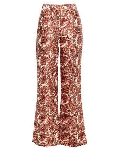 Adam Lippes Woman Pants Rust Size 2 Polyester, Acrylic In Red