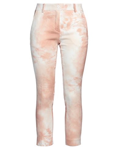 Amina Rubinacci Woman Cropped Pants Pastel Pink Size 10 Linen, Viscose, Elastane