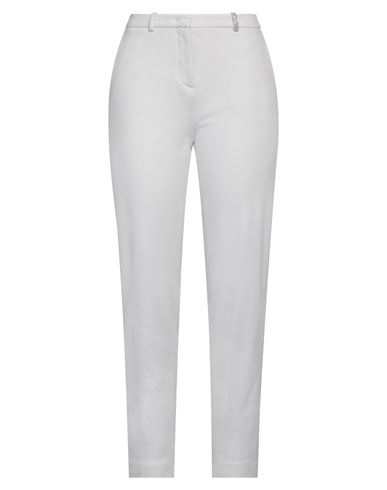 Fabiana Filippi Woman Pants Light Grey Size 14 Polyester, Elastane