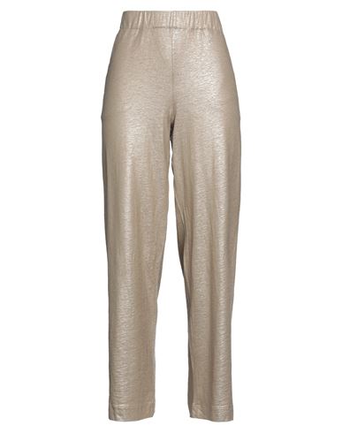 Majestic Filatures Woman Pants Gold Size 1 Linen, Elastane