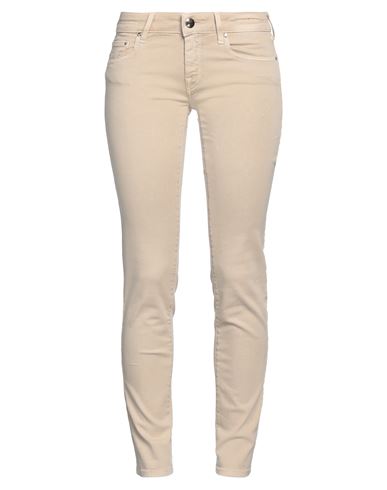 Jacob Cohёn Woman Denim Pants Beige Size 26 Cotton, Polyester, Elastane In Beige