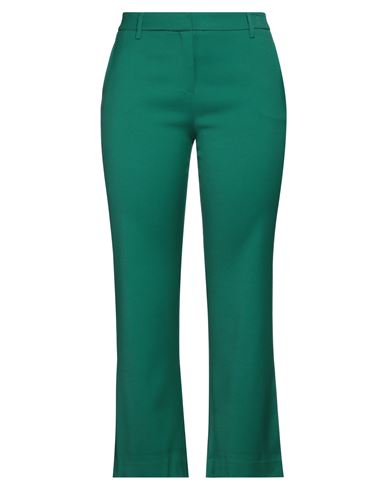 True Royal Woman Pants Emerald Green Size 10 Viscose, Wool, Elastane