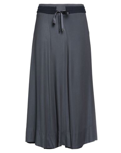 Peserico Woman Midi Skirt Slate Blue Size 6 Viscose, Wool, Elastane, Merino Wool, Cashmere