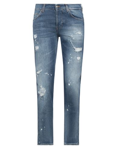 Aglini Man Jeans Blue Size 31 Cotton, Elastane
