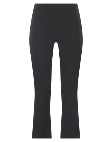 Compagnia Italiana Woman Cropped Pants Midnight Blue Size M Virgin Wool, Cashmere In Black