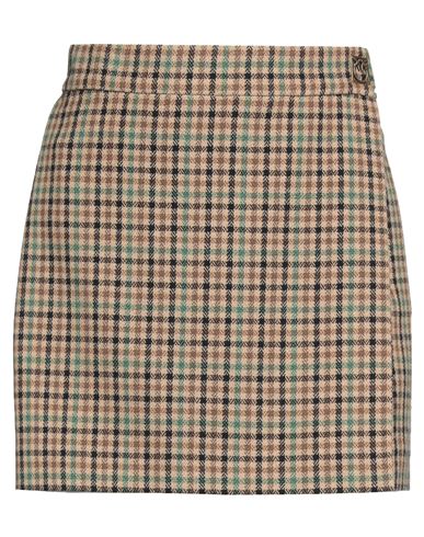 Pinko Woman Shorts & Bermuda Shorts Beige Size 6 Cotton, Acrylic, Elastane, Polyester