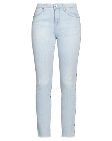 Liu •jo Woman Jeans Blue Size 30w-30l Cotton, Elastane