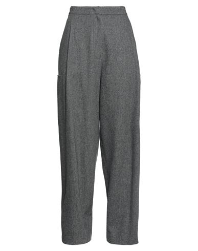 Le 17 Septembre Woman Pants Grey Size 4 Wool, Nylon, Polyurethane