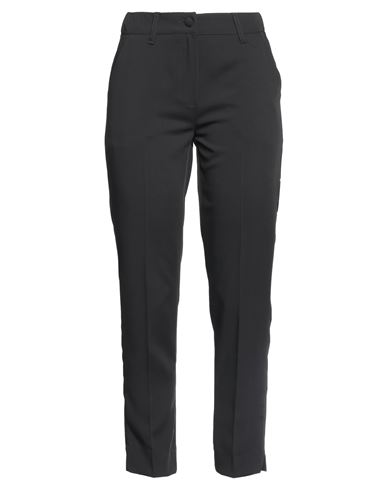 Simona G. Woman Pants Black Size 4 Polyester, Elastane