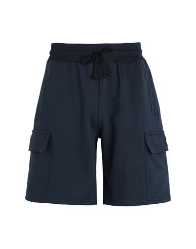 Shoe® Shoe Man Shorts & Bermuda Shorts Navy Blue Size Xl Cotton
