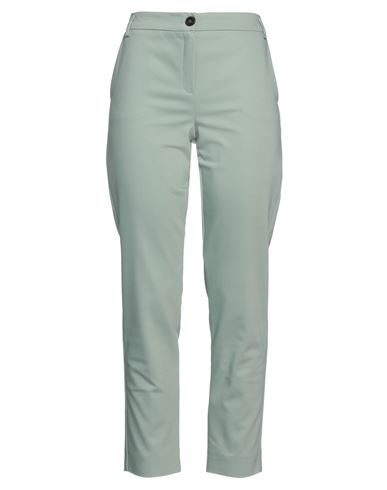 Emme By Marella Woman Pants Sage Green Size 8 Cotton, Polyamide, Elastane