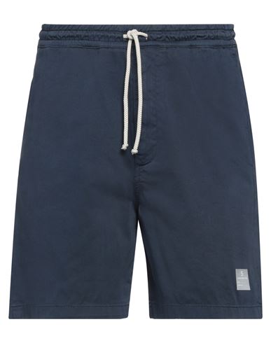 Department 5 Man Shorts & Bermuda Shorts Midnight Blue Size Xl Cotton, Elastane