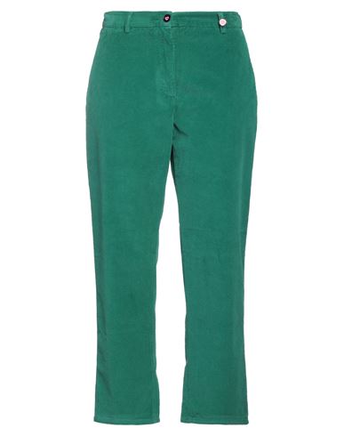 I Love Mp Woman Pants Emerald Green Size 28 Cotton, Elastane